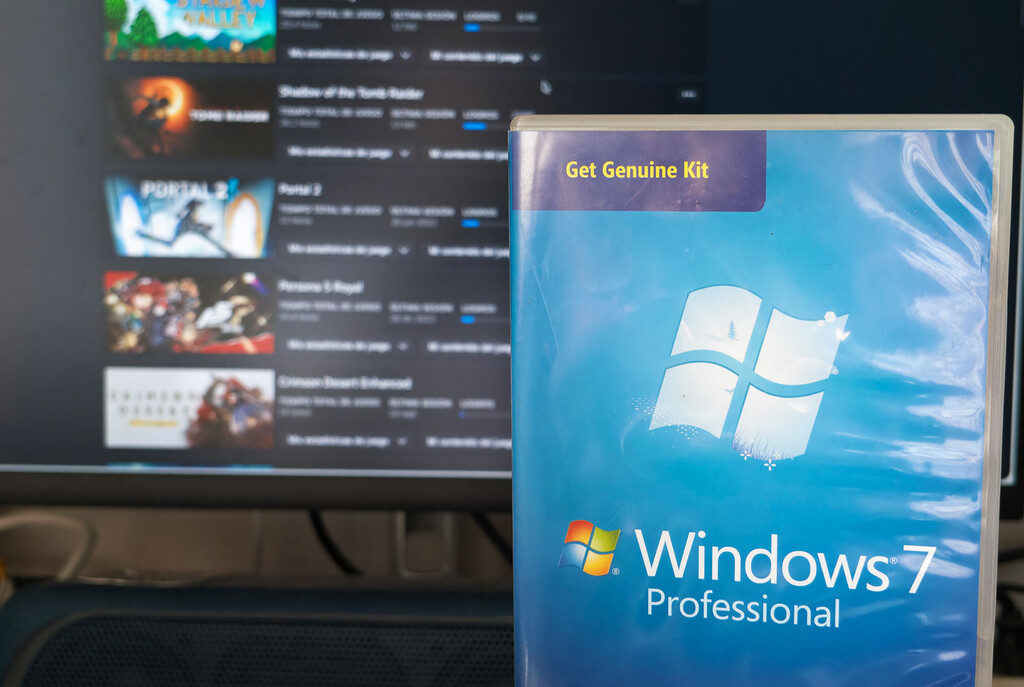 Windows 7 still competes with Windows 11 in gaming