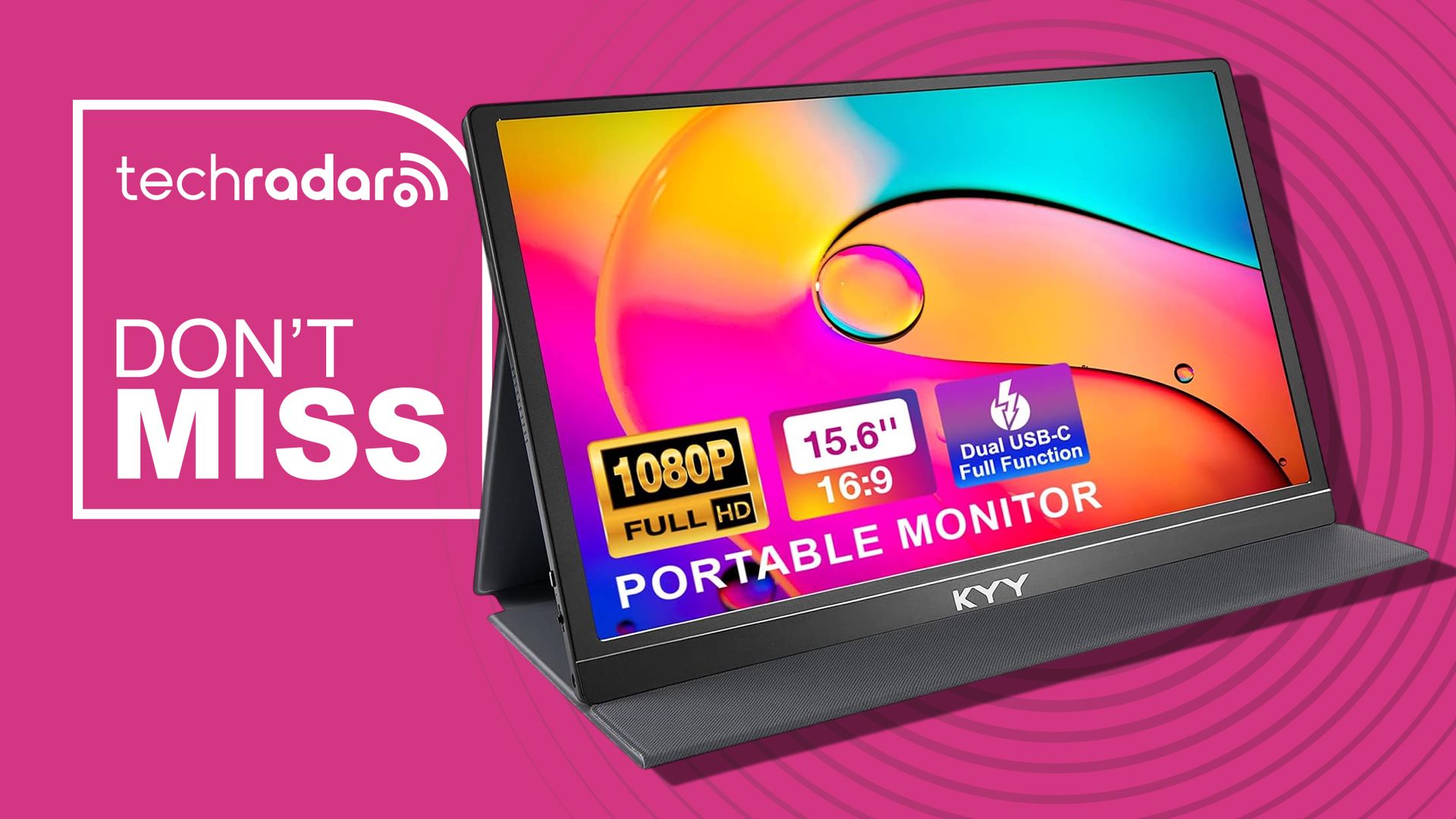 Monitor portátil KYY K3-1 con descuento en Prime Day