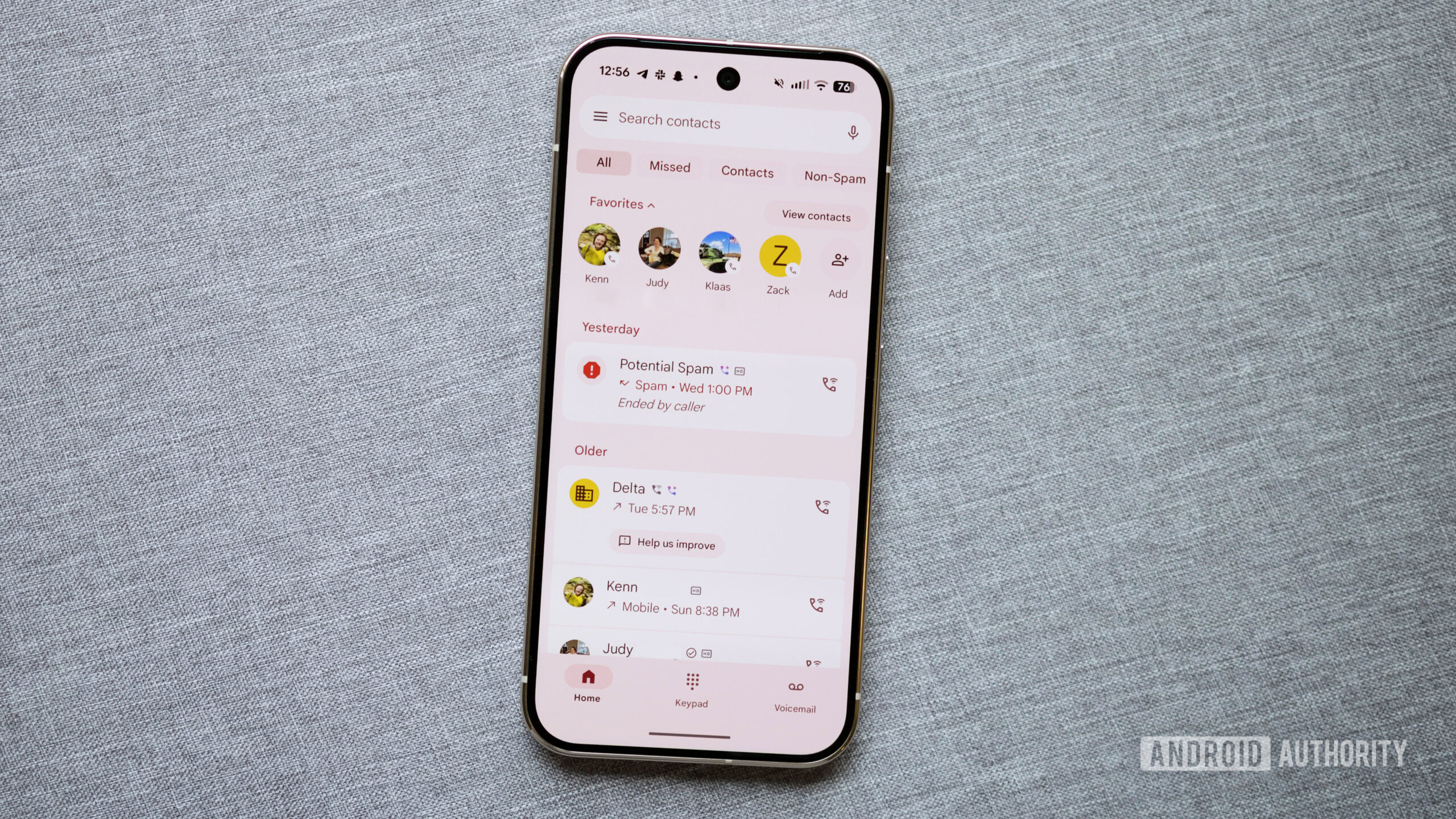Google's Phone app restores Contacts tab in bottom bar
