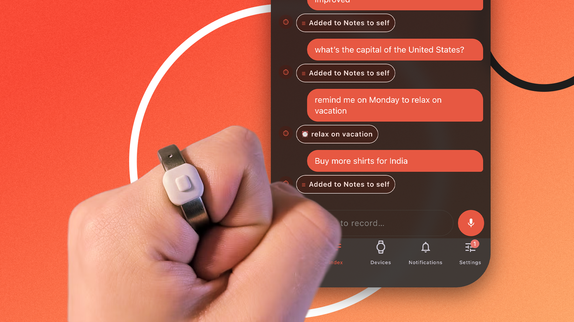 Pebble Index 01: the Google Keep alternative you need