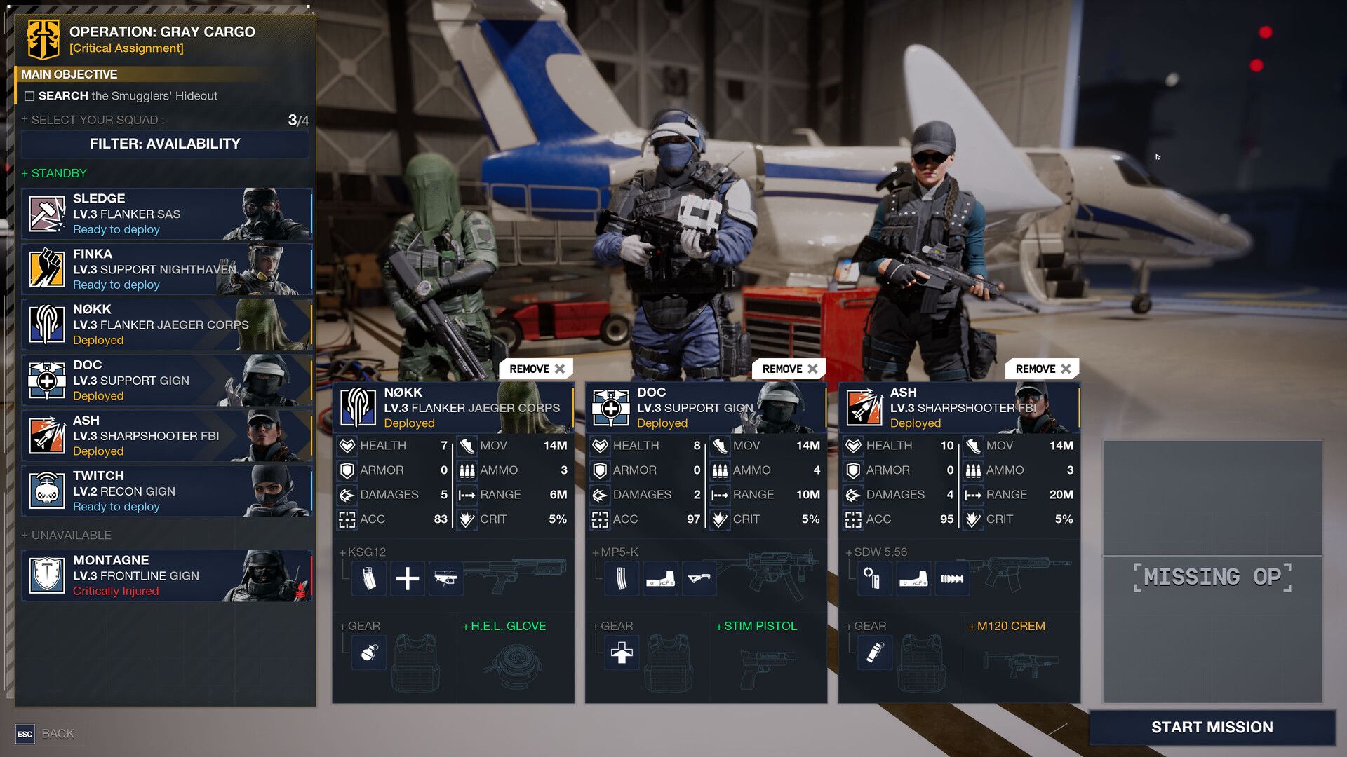 Rainbow Six Tactics: operadores únicos y favoritos de la comunidad