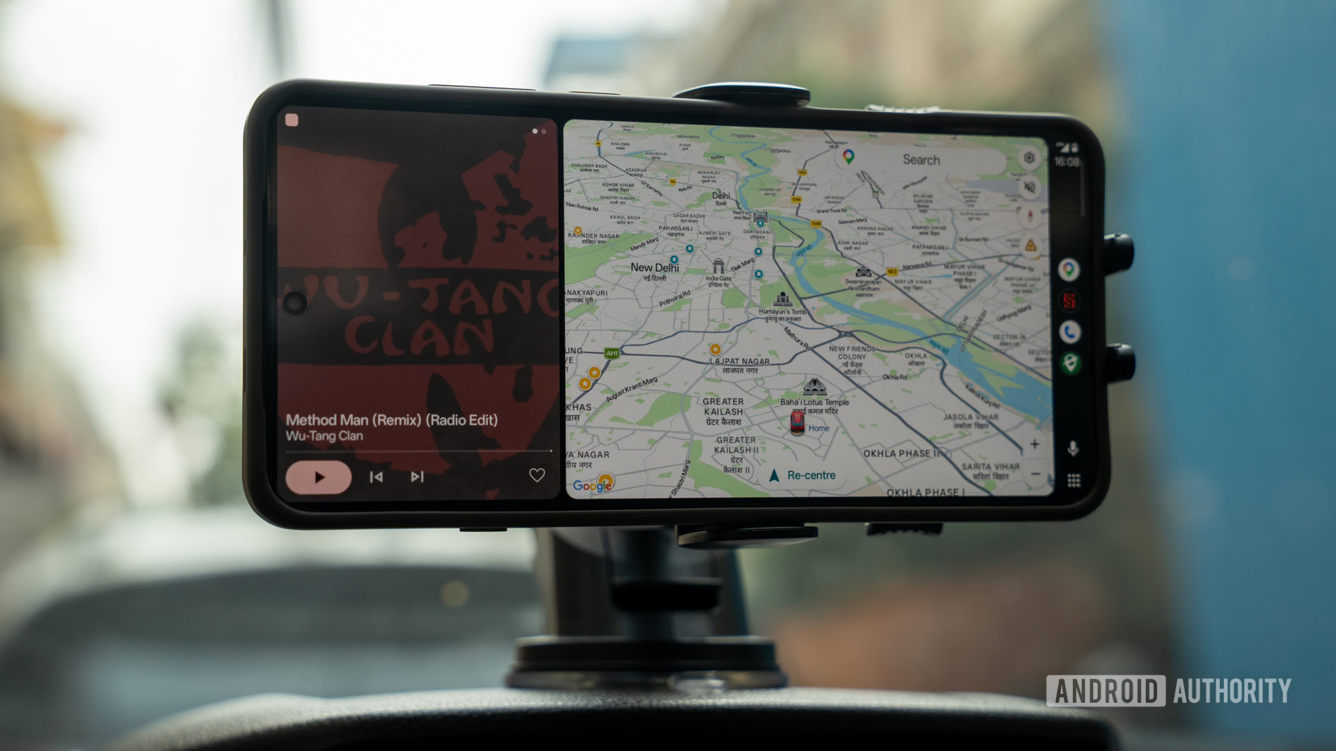 El diseño ondulado de Android Auto genera opiniones encontradas