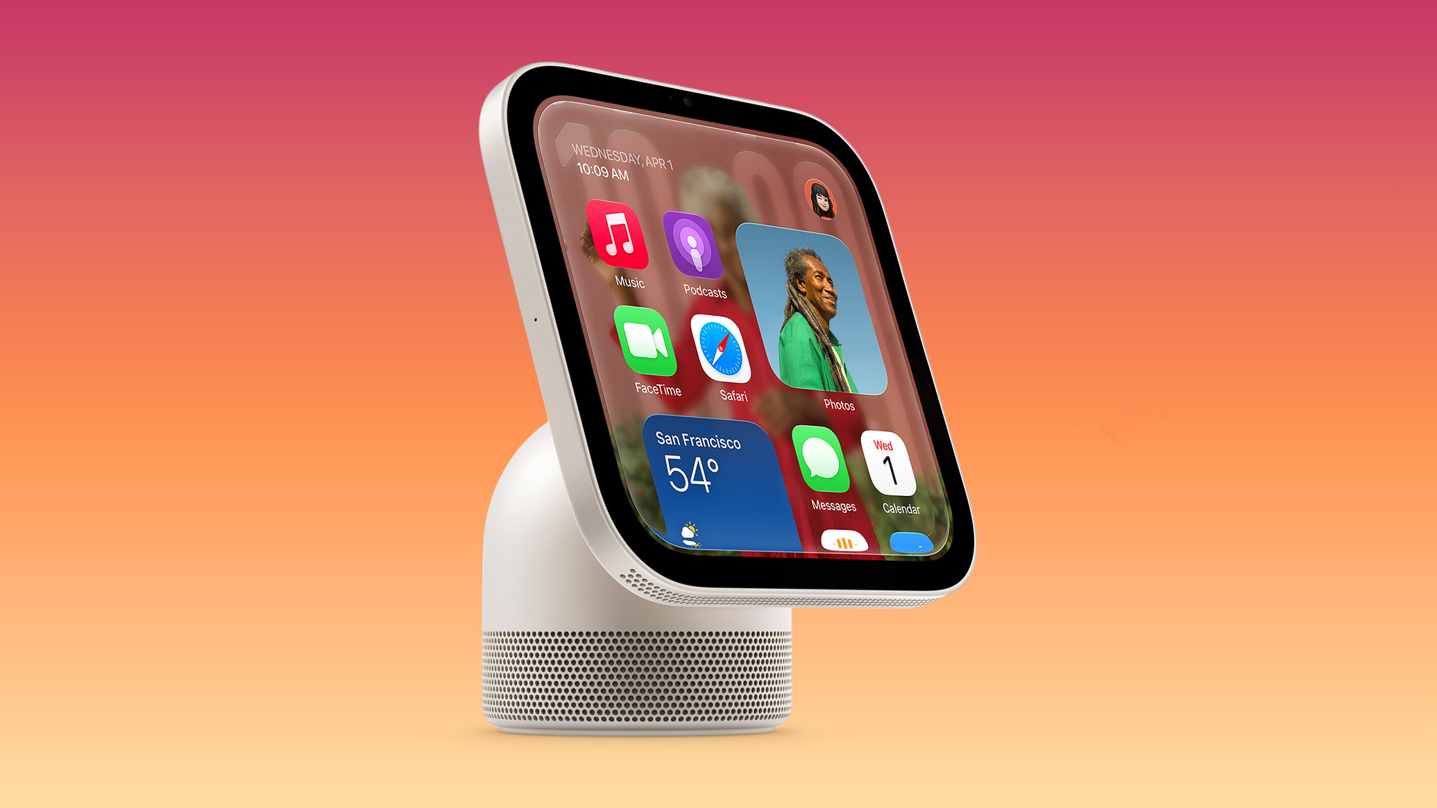 Apple Planning HomeView Max with 9-Inch Rotating Screen