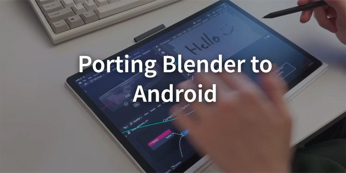 Blender 3D modeling app launching for Android in 2027