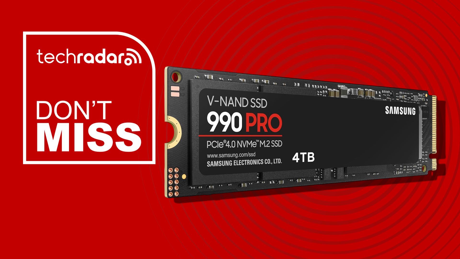 Ahorra $300 en el SSD Samsung 990 Pro de 4TB
