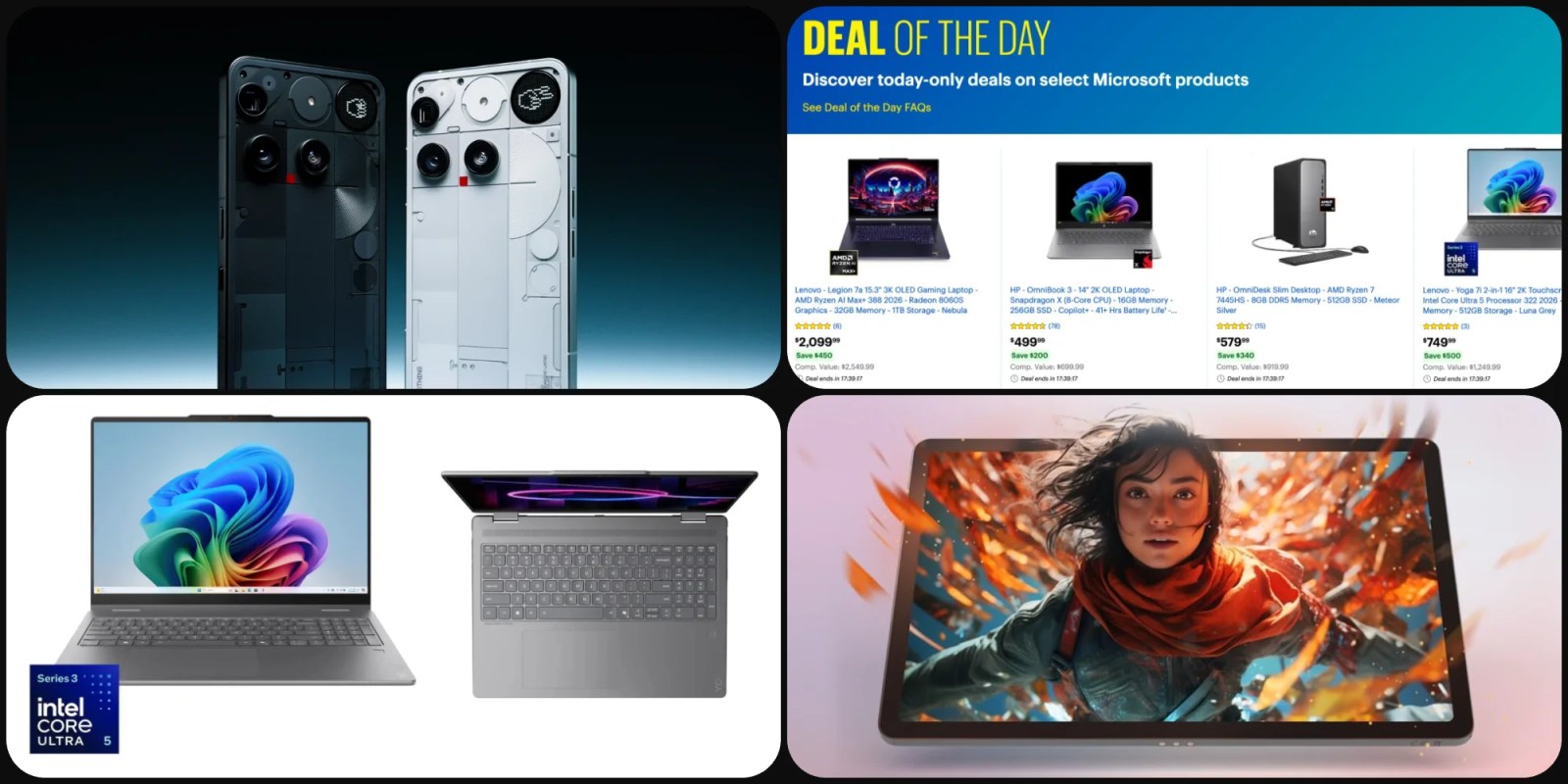 Discounts on Nothing Phone (3) and Lenovo Idea Tab