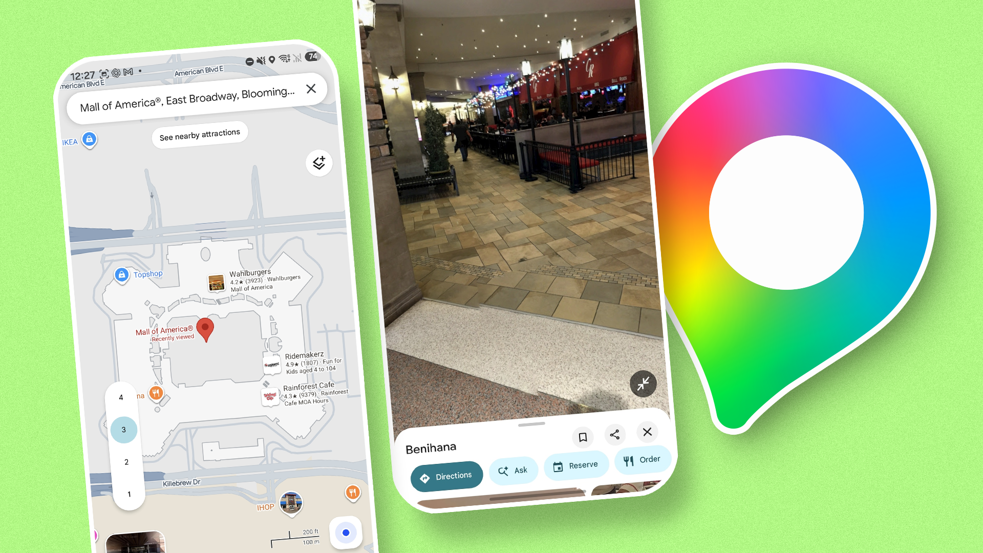 Google Maps: Navegación interior para edificios