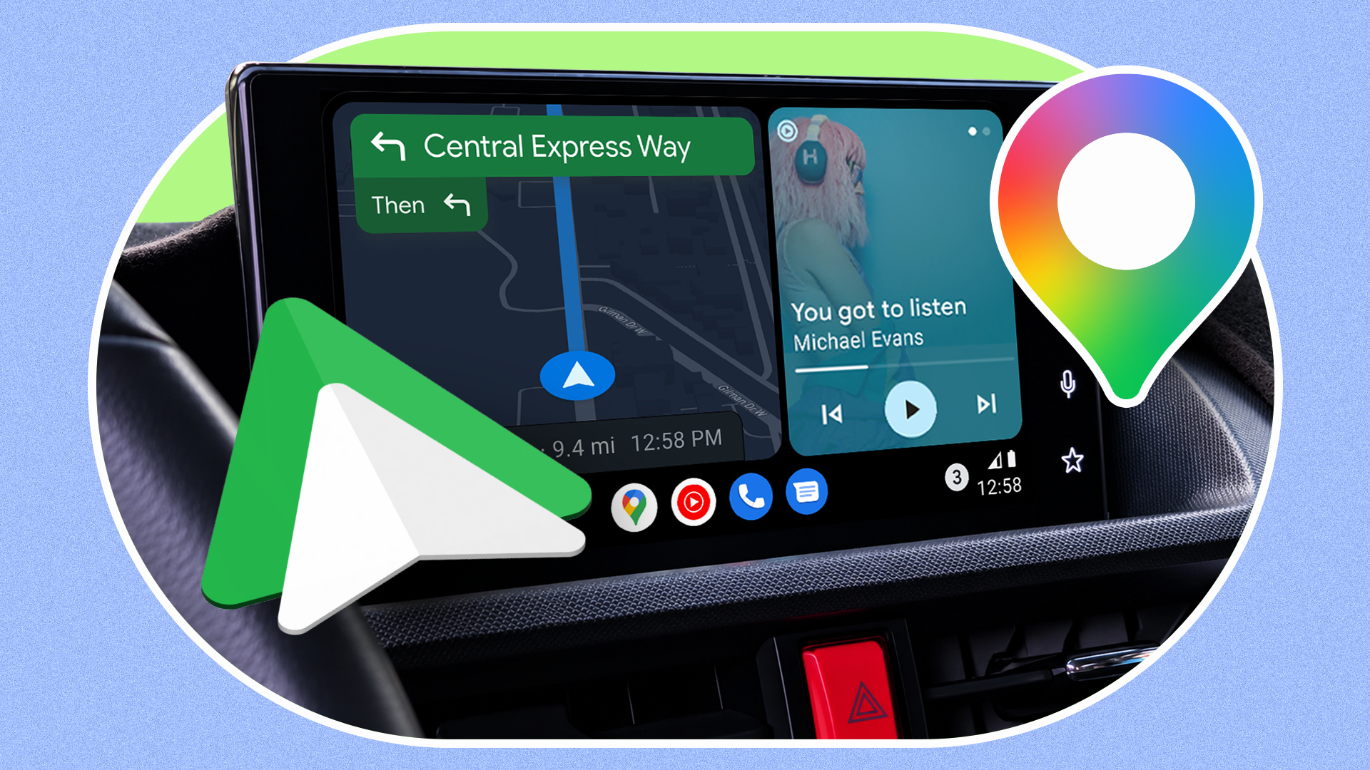 Cómo usar Google Maps en Android Auto para evitar el tráfico