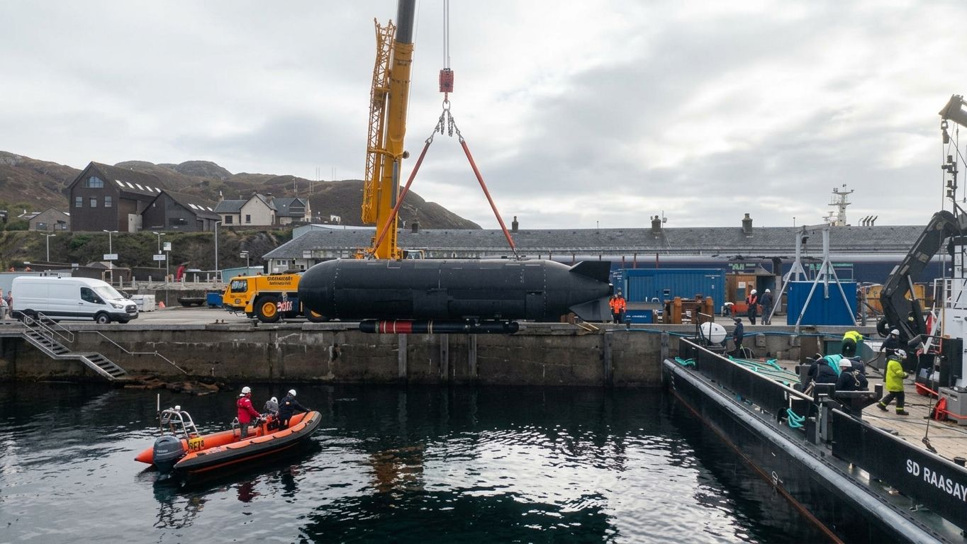 Lanzamiento de torpedo desde submarino no tripulado: un hito militar