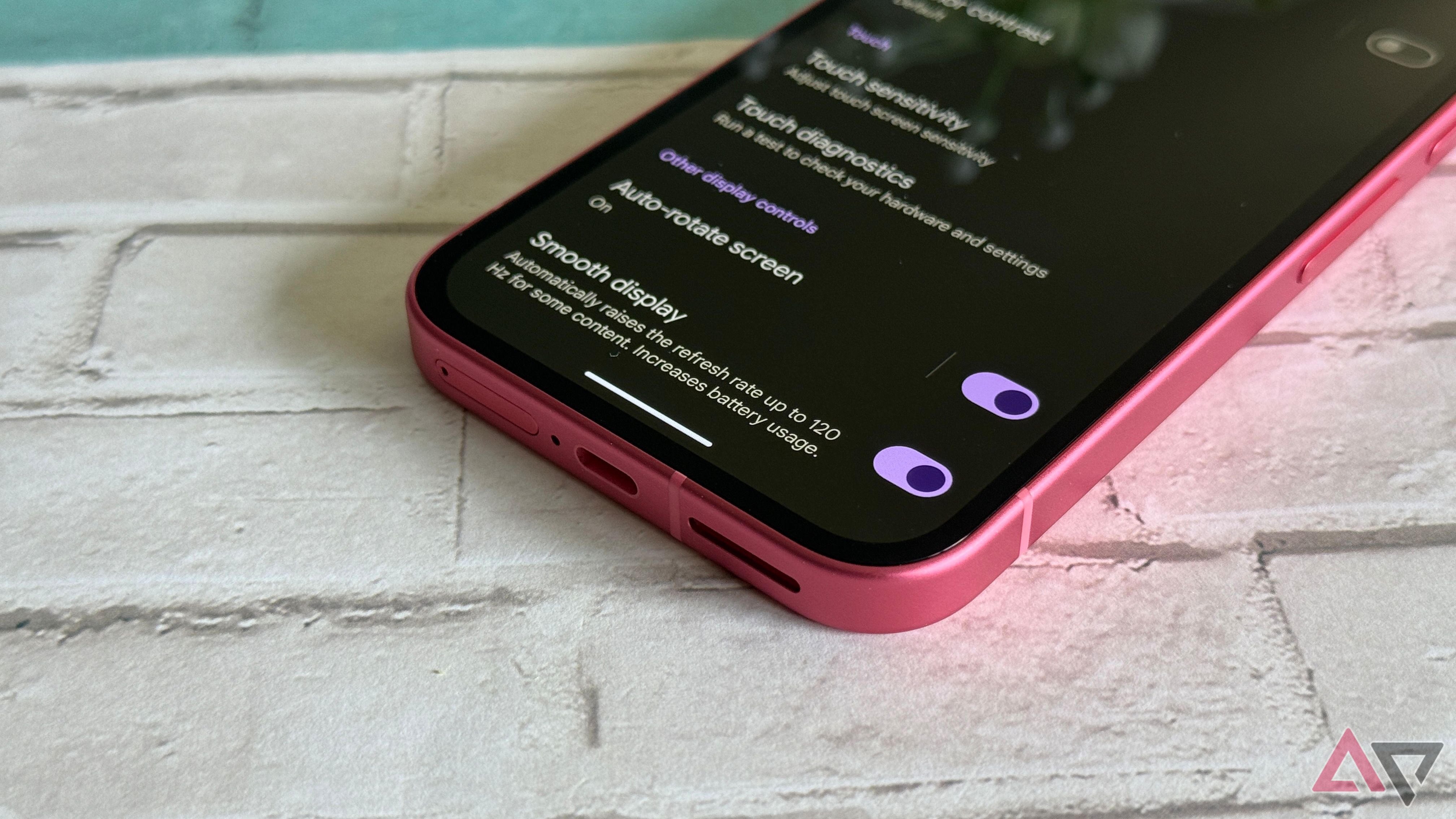 Pixel 10 Pro's battery life improves after disabling Smooth Display