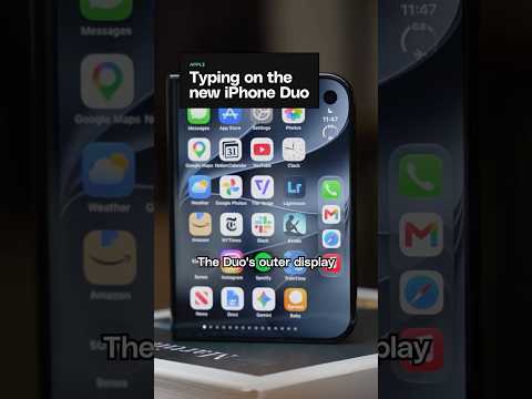 Typing on the iPhone Duo: A New Experience