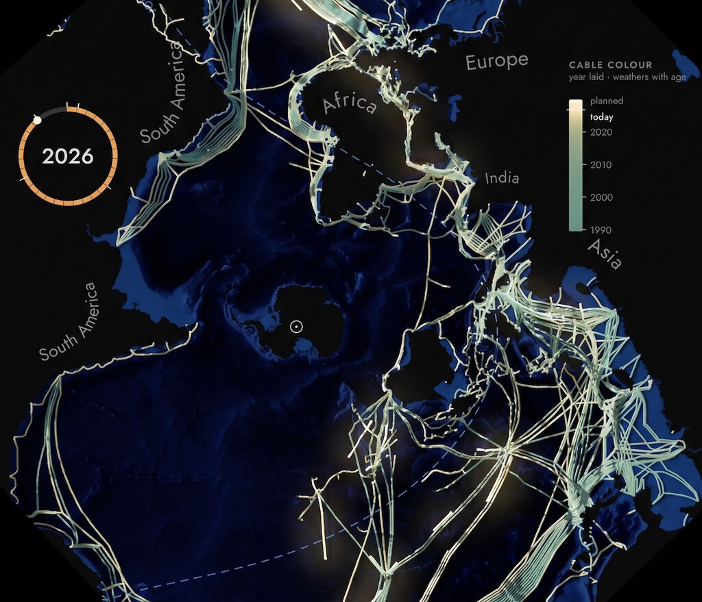 30 años de cables submarinos: la historia de Internet bajo el mar