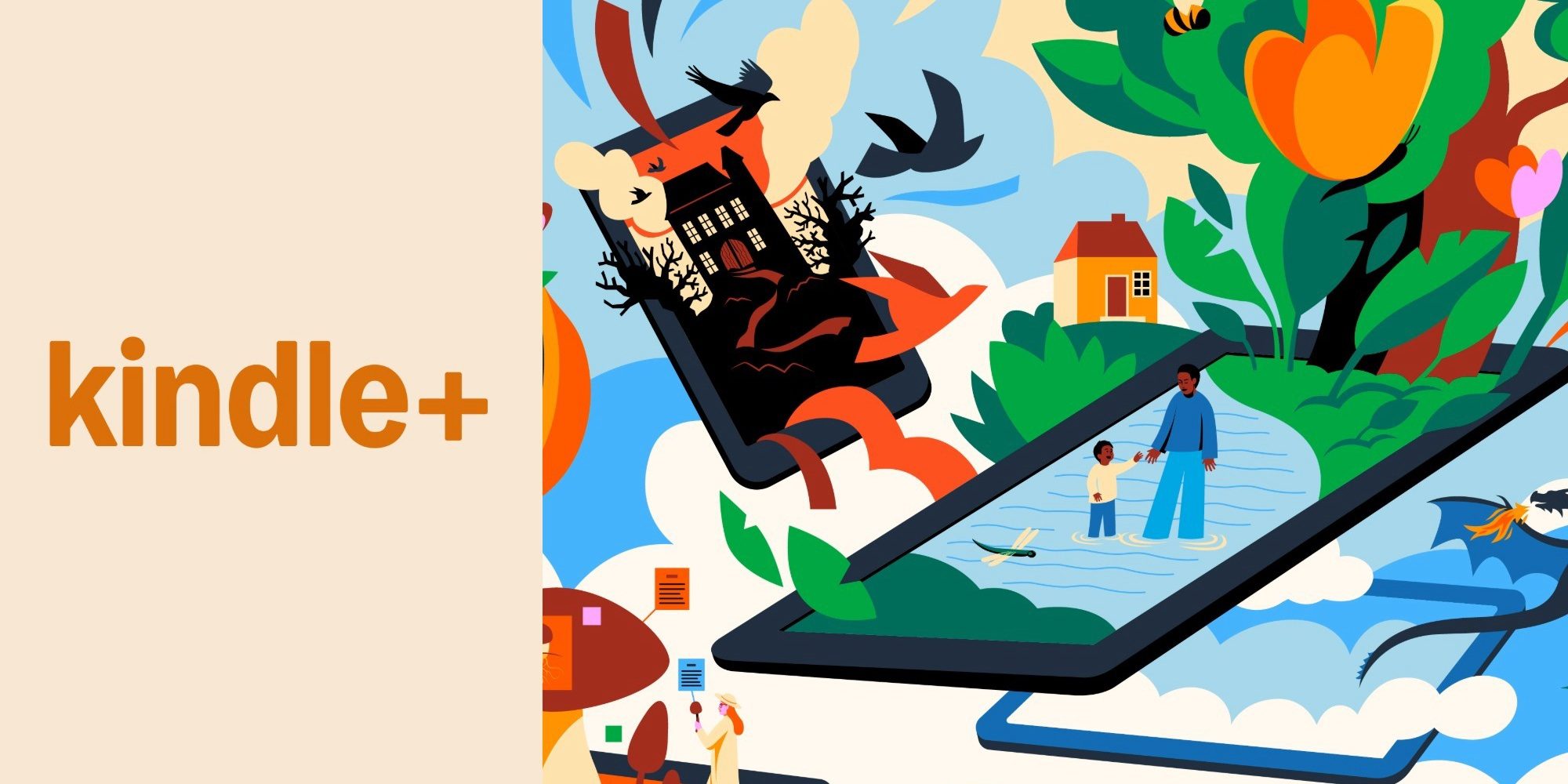 Amazon lanza Kindle+ con más audiolibros