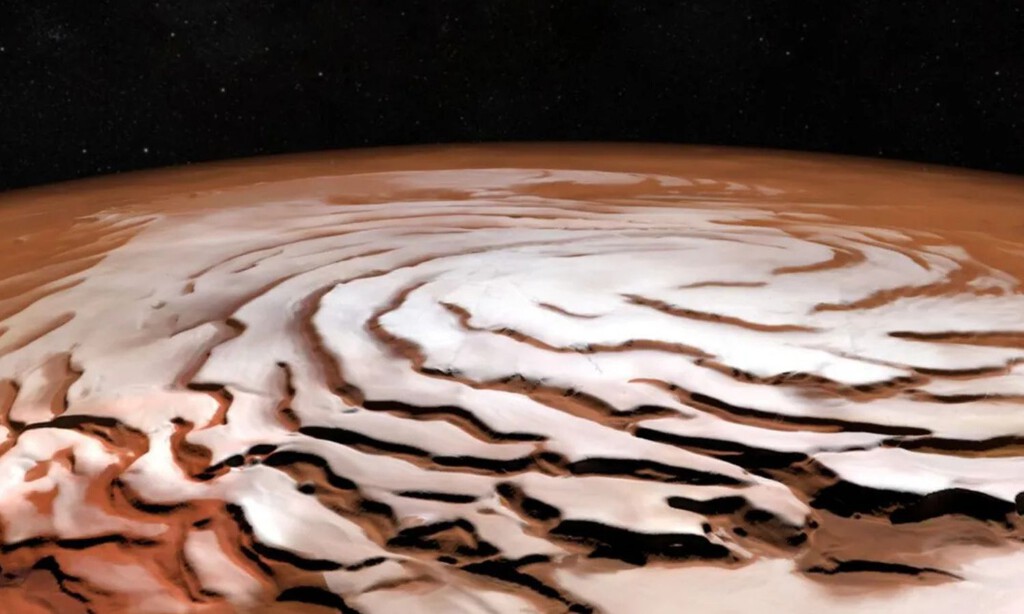El hielo marciano podría ser más limpio de lo pensado