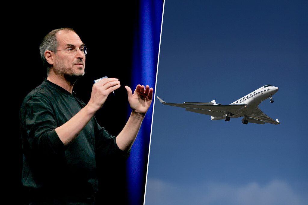 El avión privado de Steve Jobs: un capricho de lujo