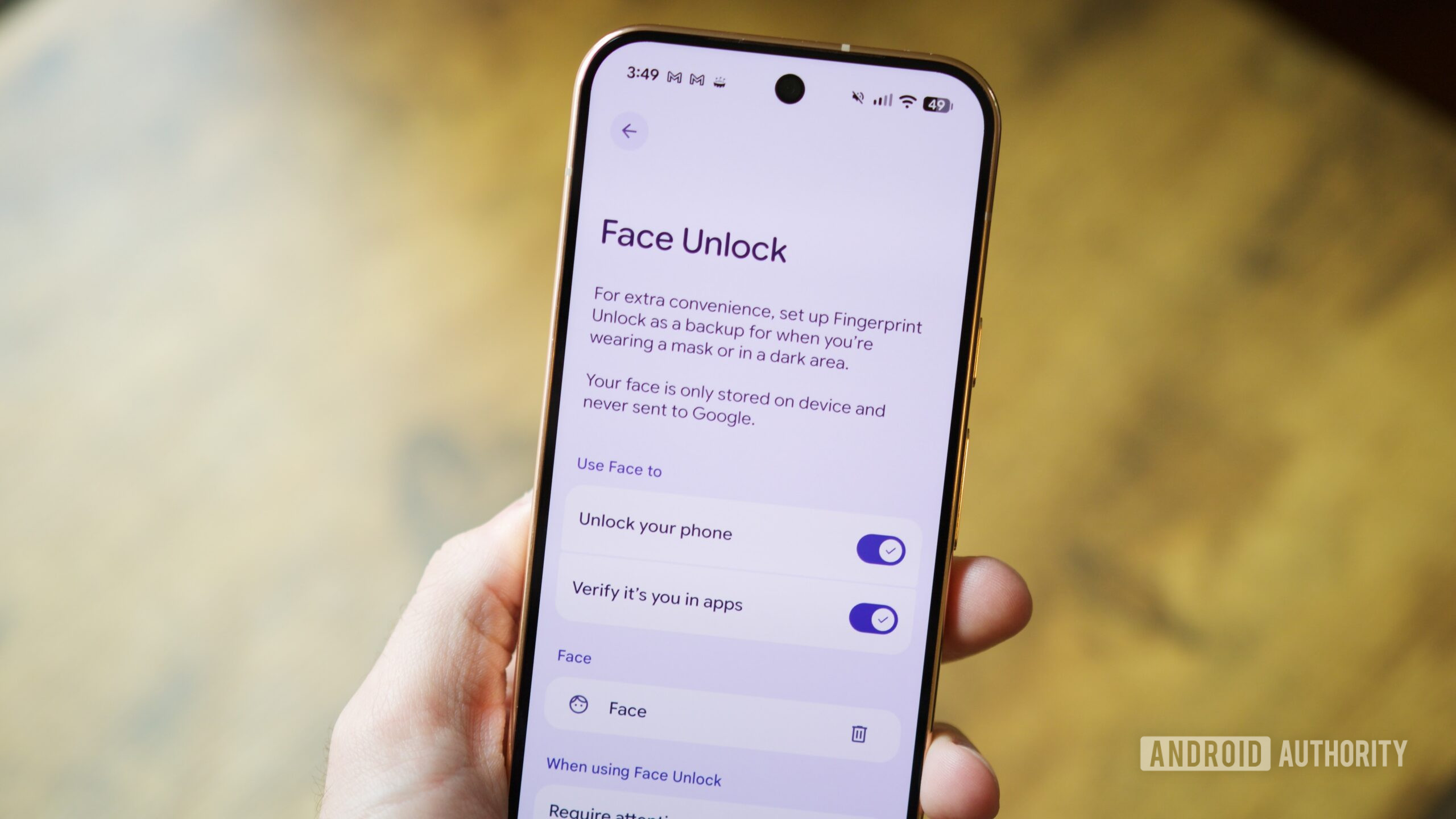 Google enhances Pixel's face unlock for dark environments