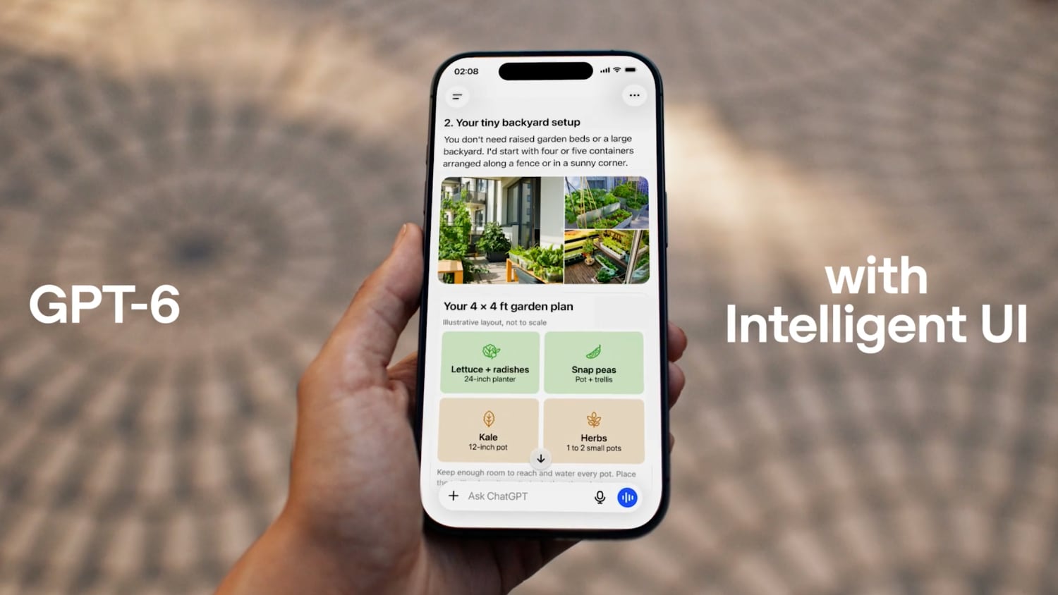 ChatGPT presenta GPT-6 y nueva interfaz inteligente