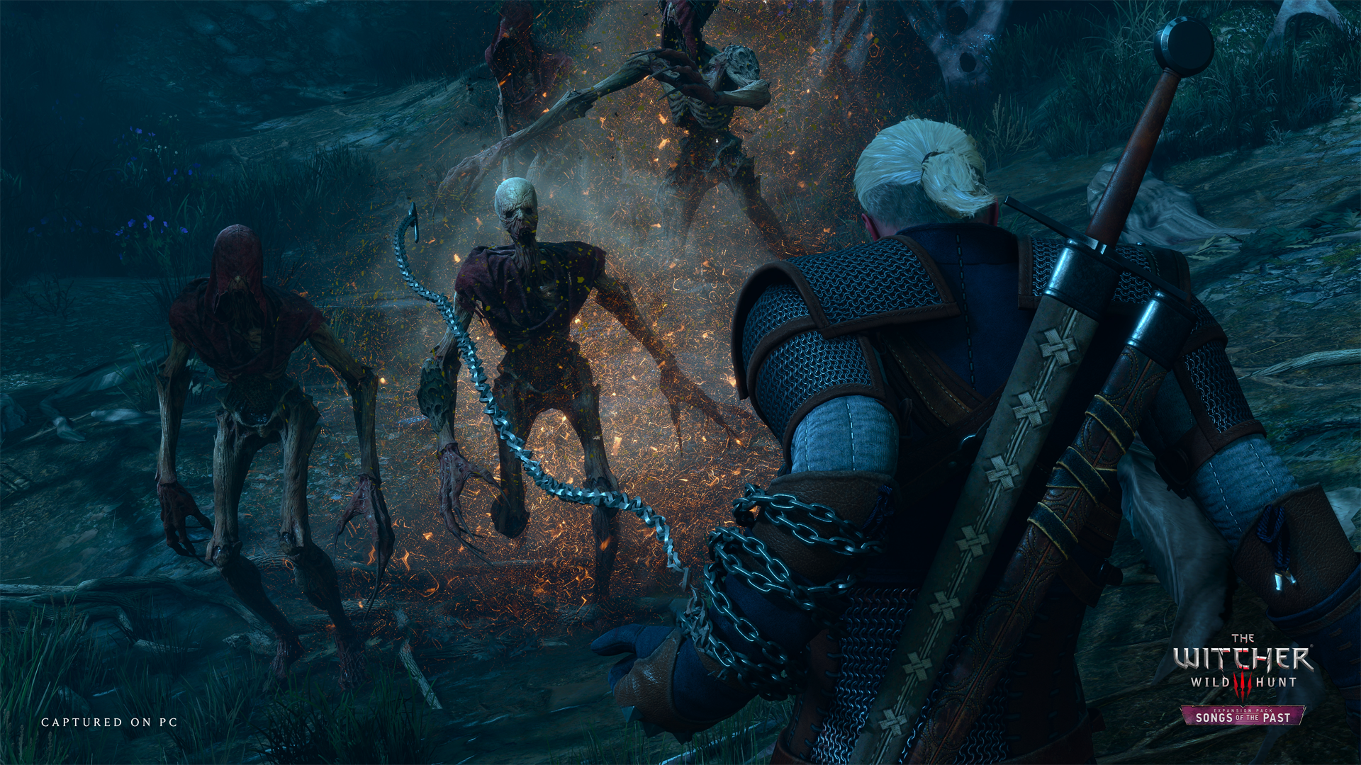 Geralt's silver chain finally arrives in The Witcher 3 expansion
