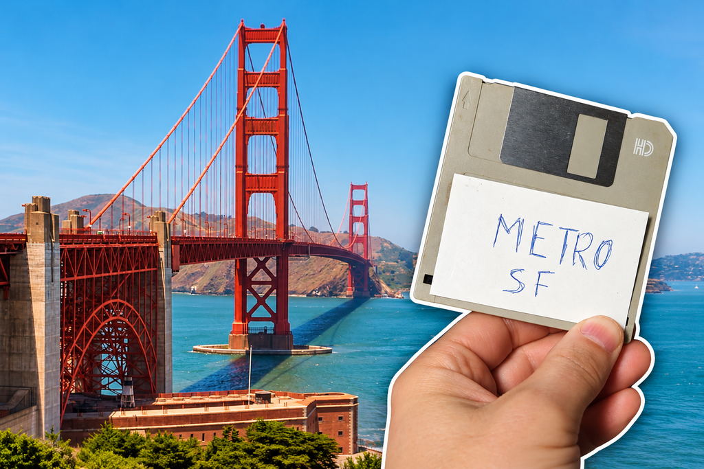 El metro de San Francisco sigue usando disquetes desde 1998