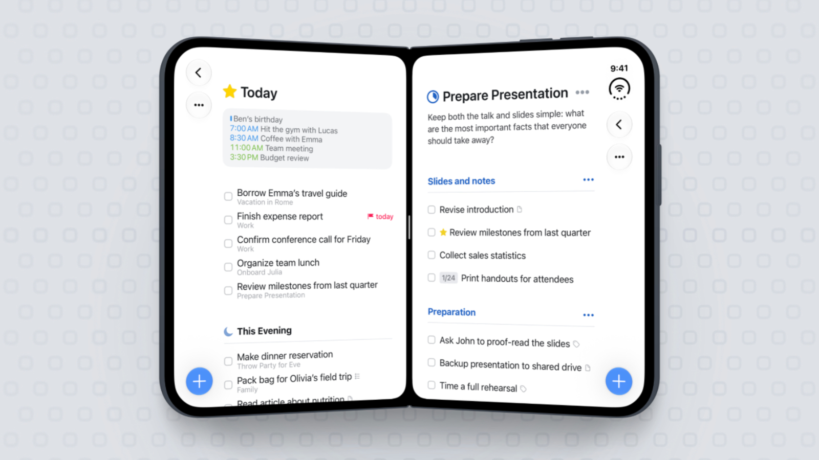 Things updated for iPhone Duo with adaptive layout