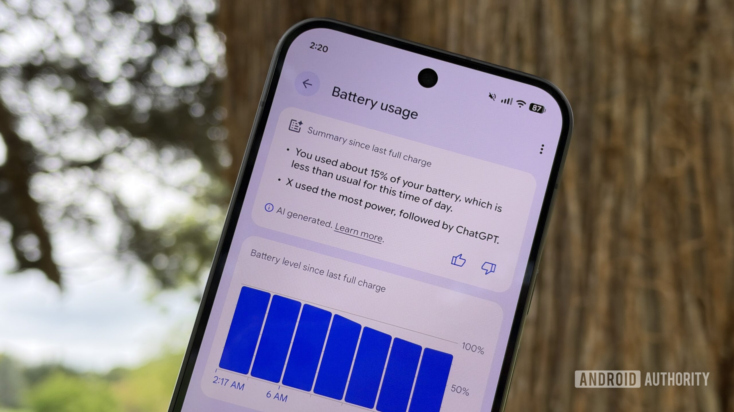 Reseña de las nuevas resúmenes de batería de Pixel